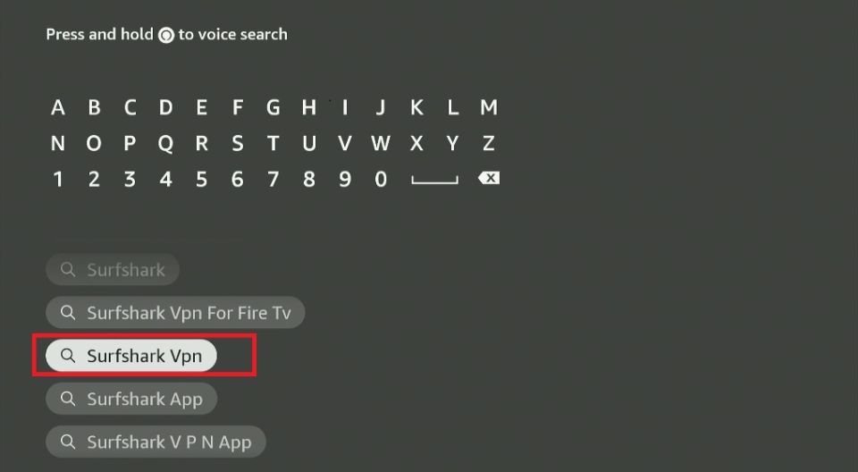 surfshark for firestick