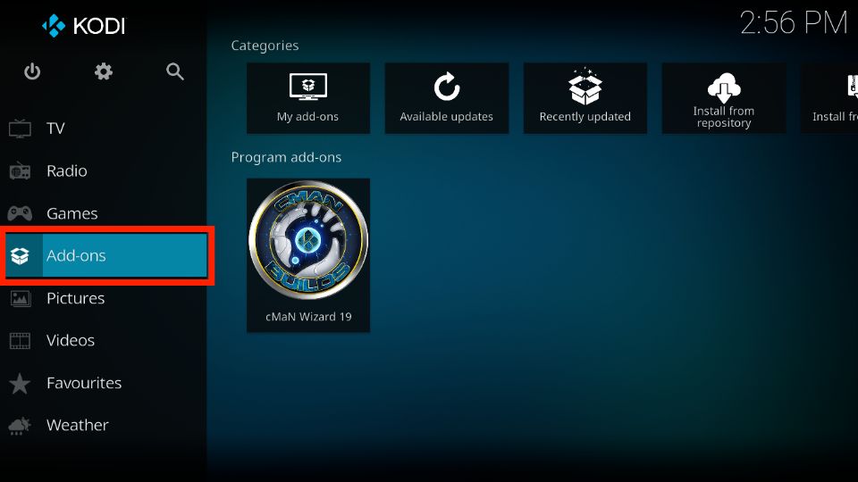 kodi addons