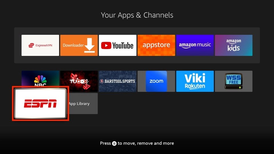 espn plus firestick