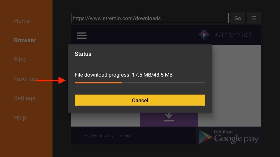 download stremio apk files