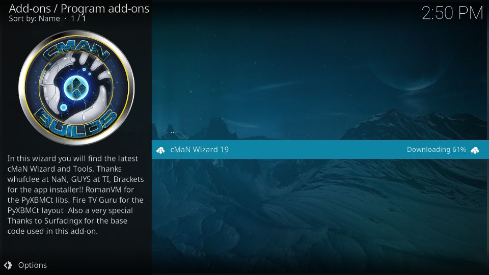 downloading cMan Wizard 19