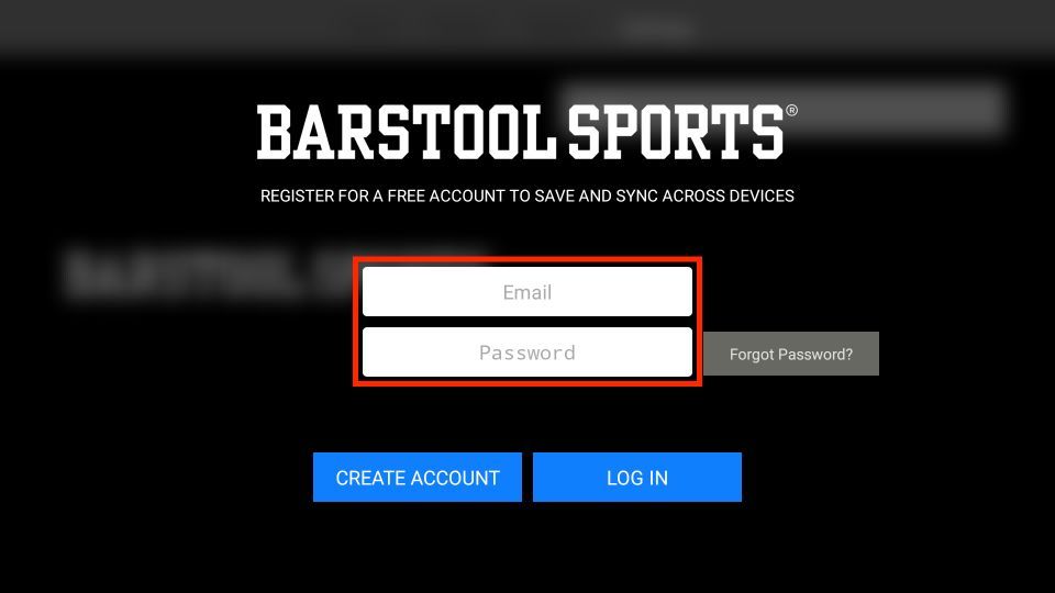 enter your account details