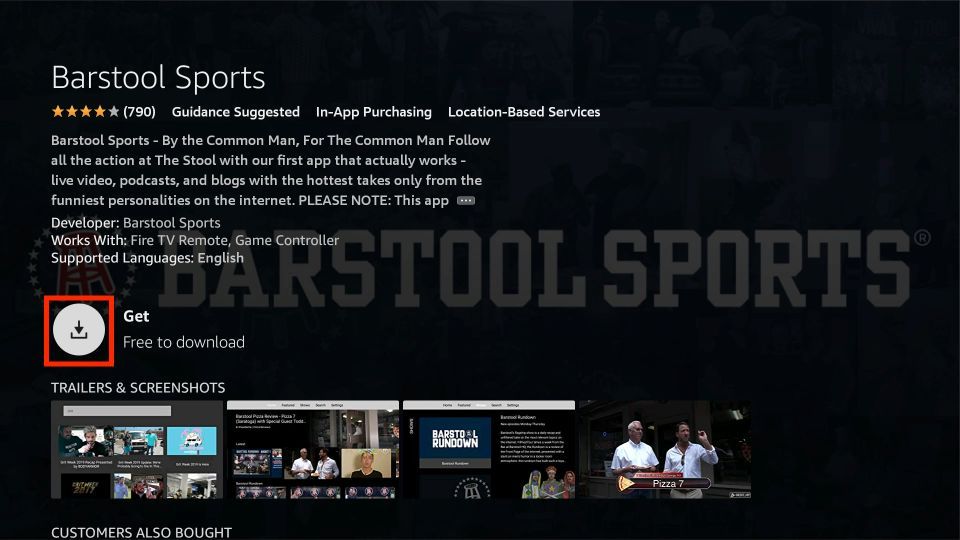 how to get barstool sports on firestick
