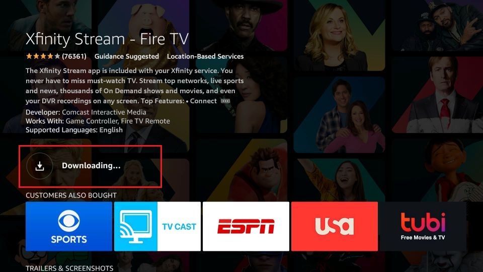 download xfinity stream on firestick