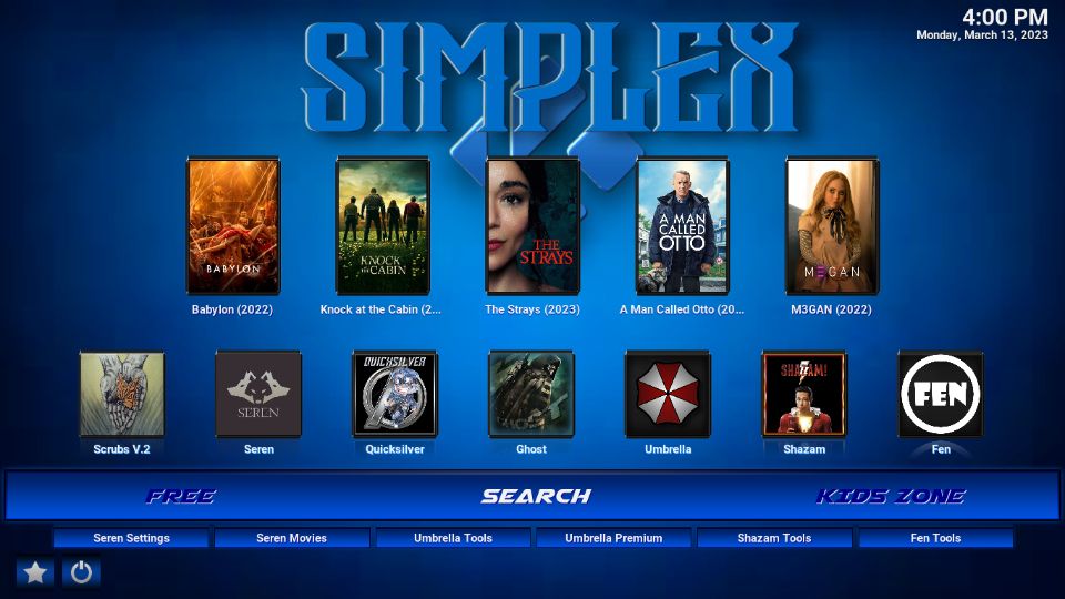 simplex kodi build guide