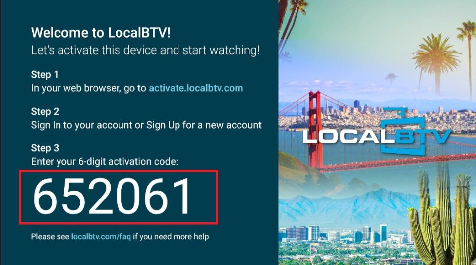 localbtv activate code