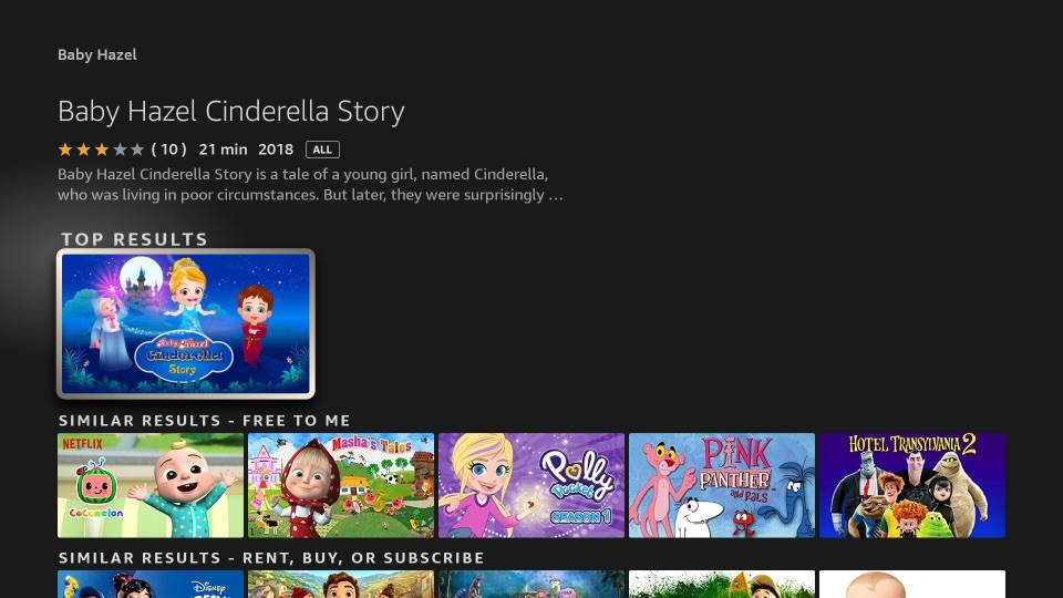 nursery rhymes on firetv