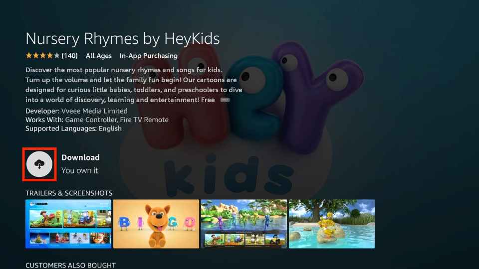 how to get heykids on firetv