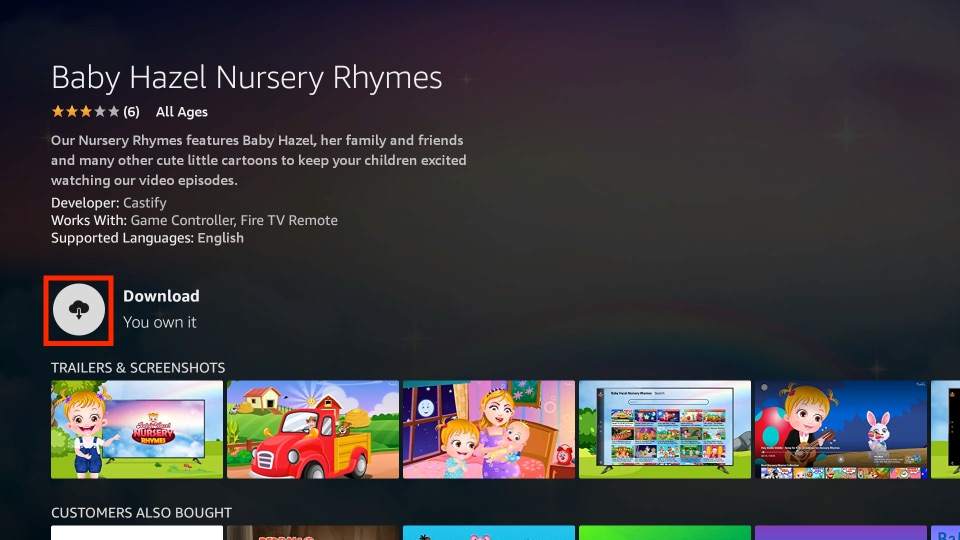 how to download baby hazel nursery rhymes