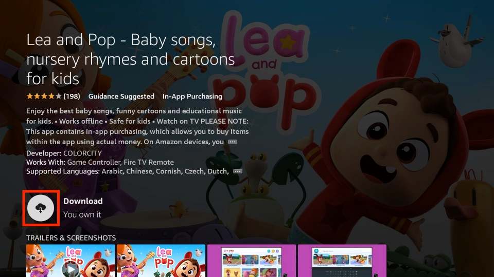how to download lea and pop on firestick