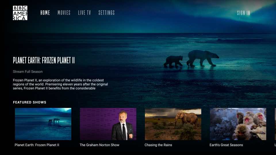 bbc america amazon fire