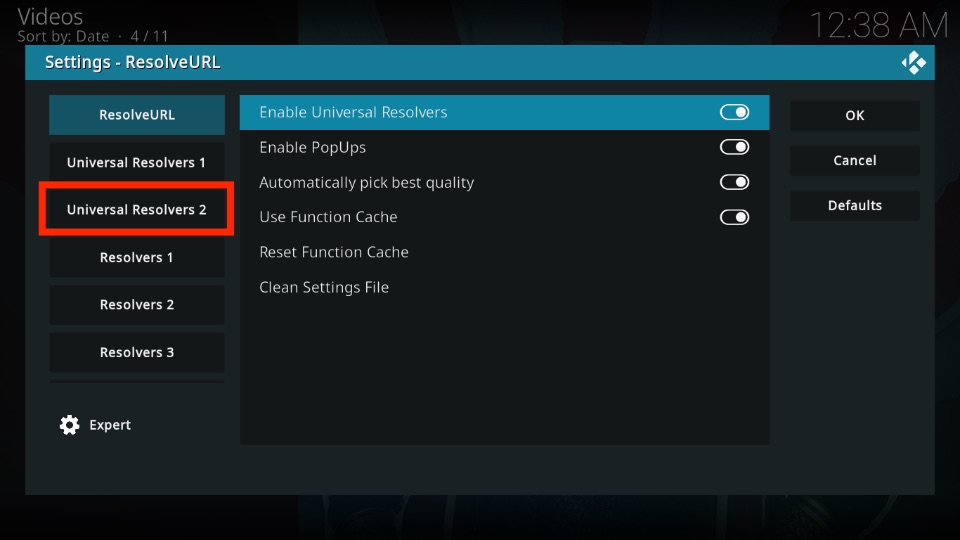 select Universal Resolvers 2