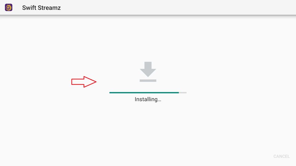 installing swift streamz apk