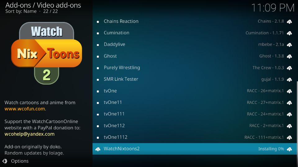 installing watchnixtoons2