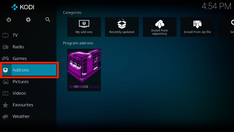 kodi addons