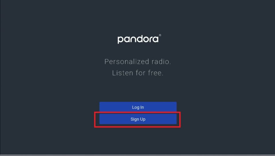 pandora app on fire tv stick