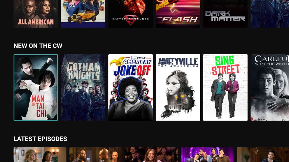 cw app for amazon fire tv