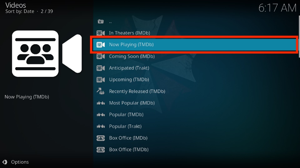 how to watch movies on umbrella addon