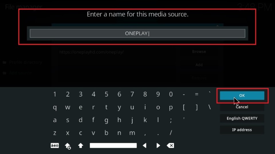 enter media source name