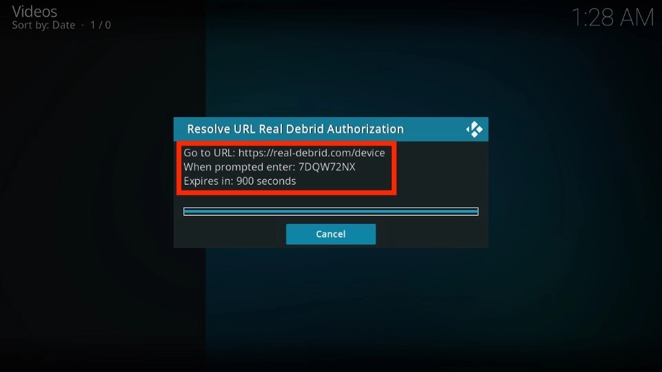 Real Debrid Authorization 