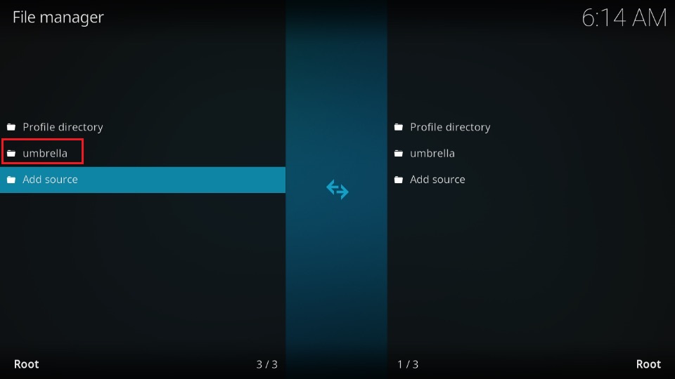 umbrella file source