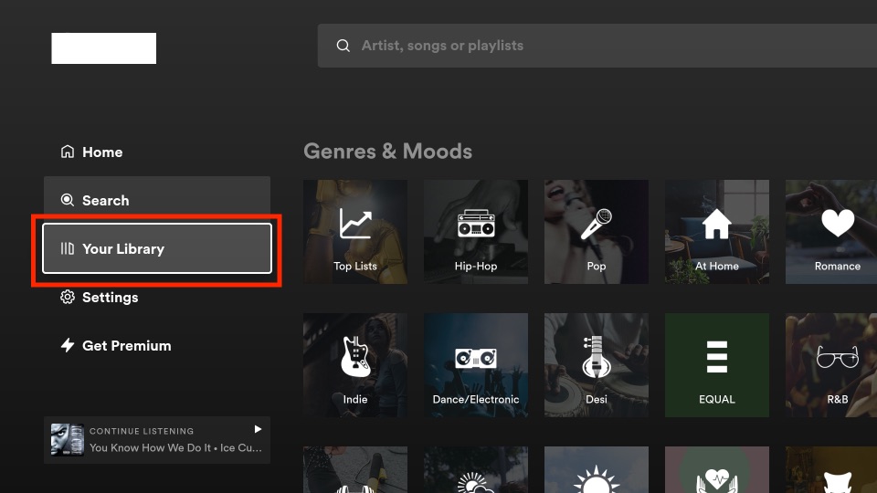 how to play music on spotify