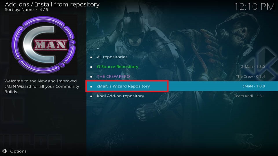 cMaN's Wizard Repository