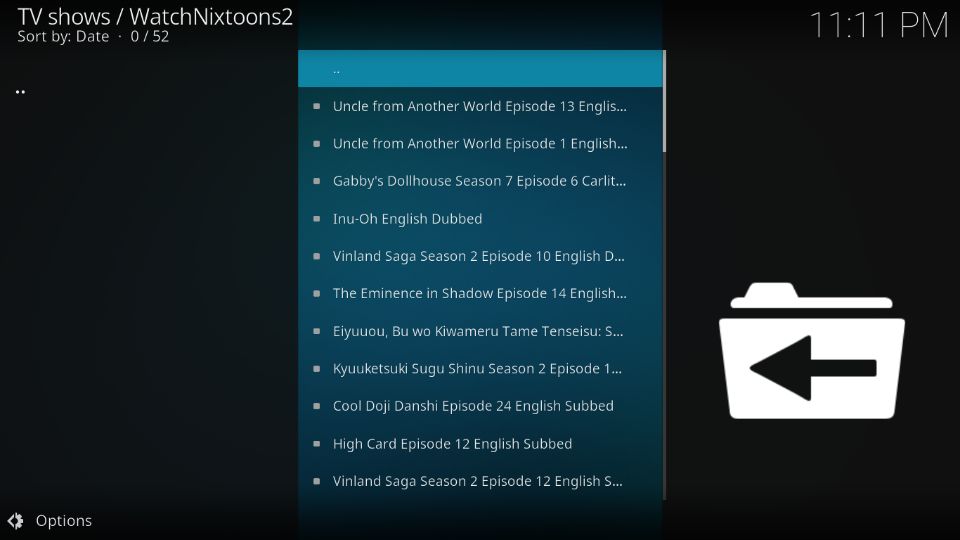 watchnixtoons2 kodi addon