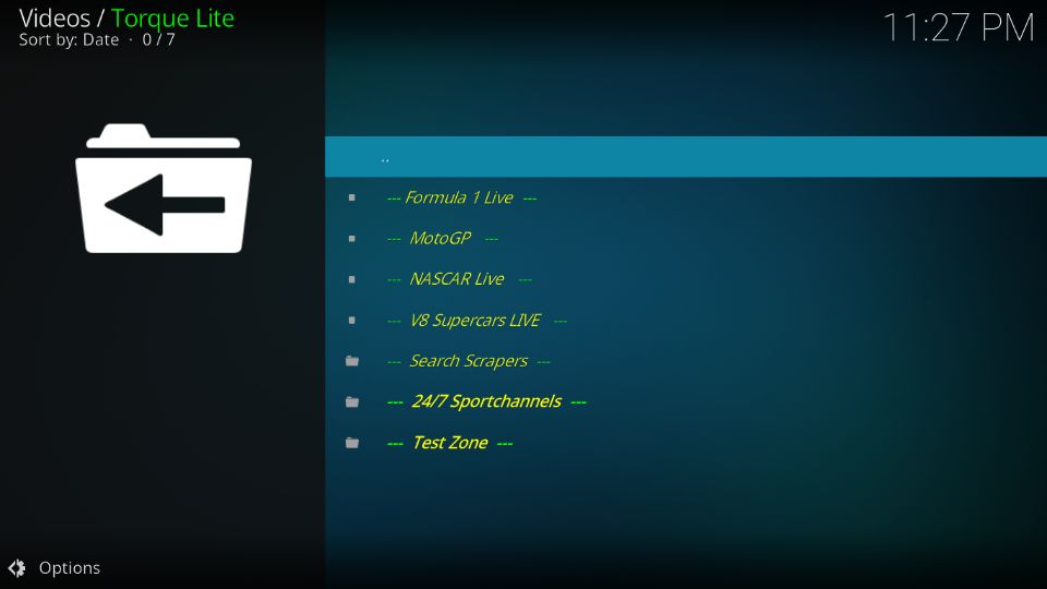 torque lite kodi addon guide