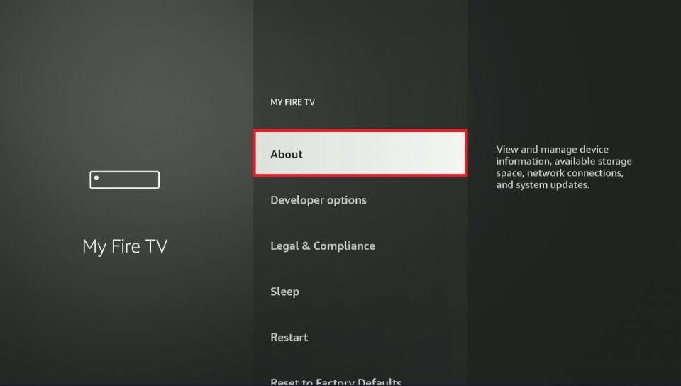 how to restart amazon fire stick