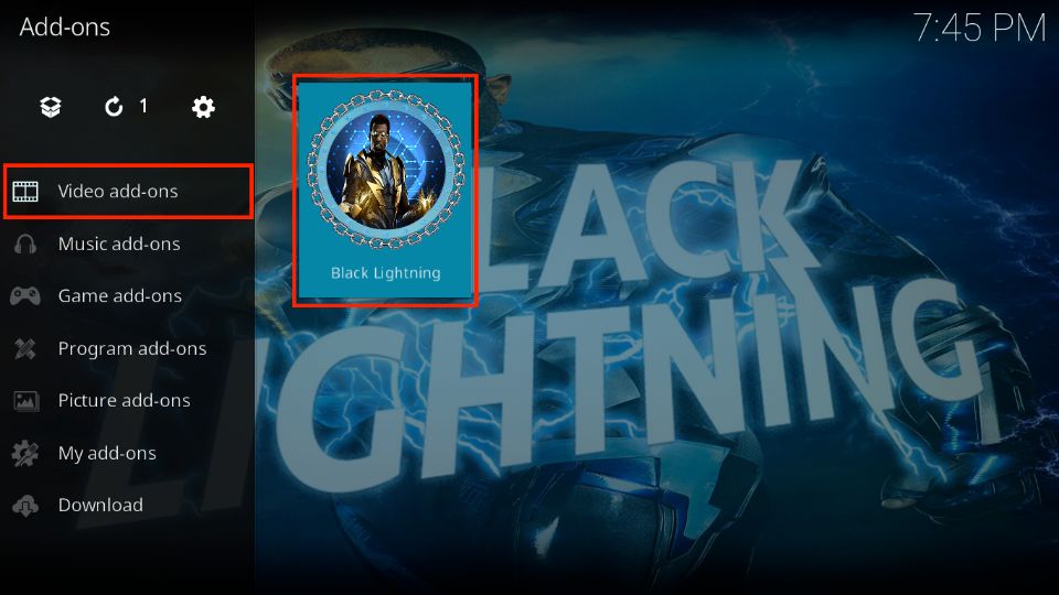 black lightning addon for kodi