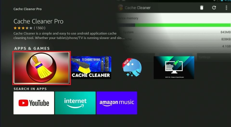 Cache Cleaner Pro for firestick