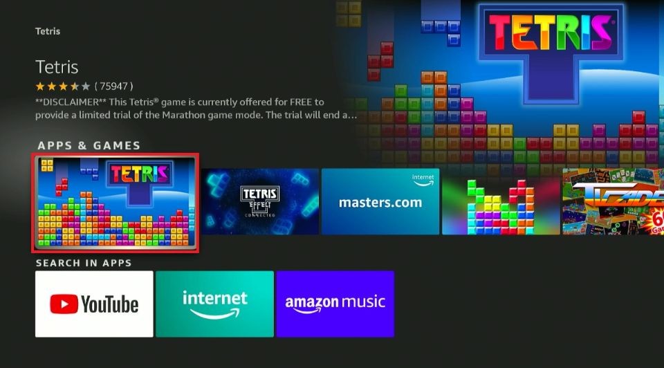 tetris app