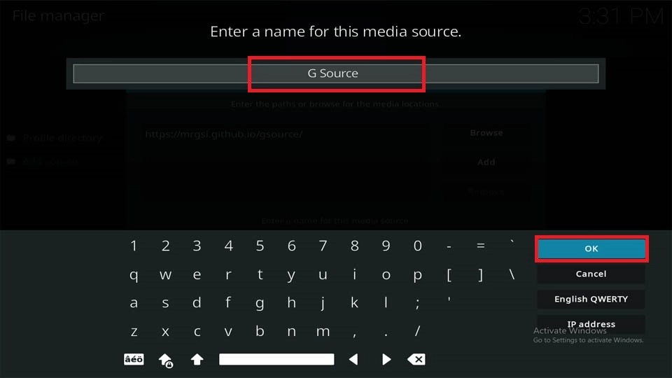 enter media source name