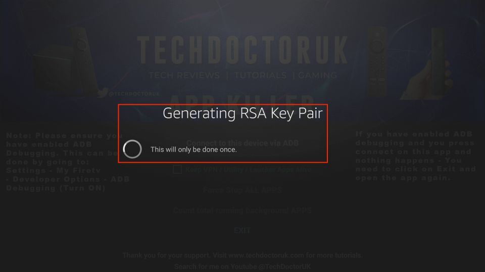 Generating RSA Key Pair
