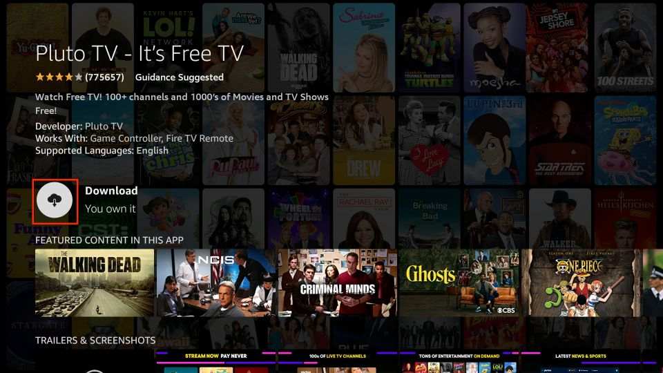 how to get pluto tv on firestick