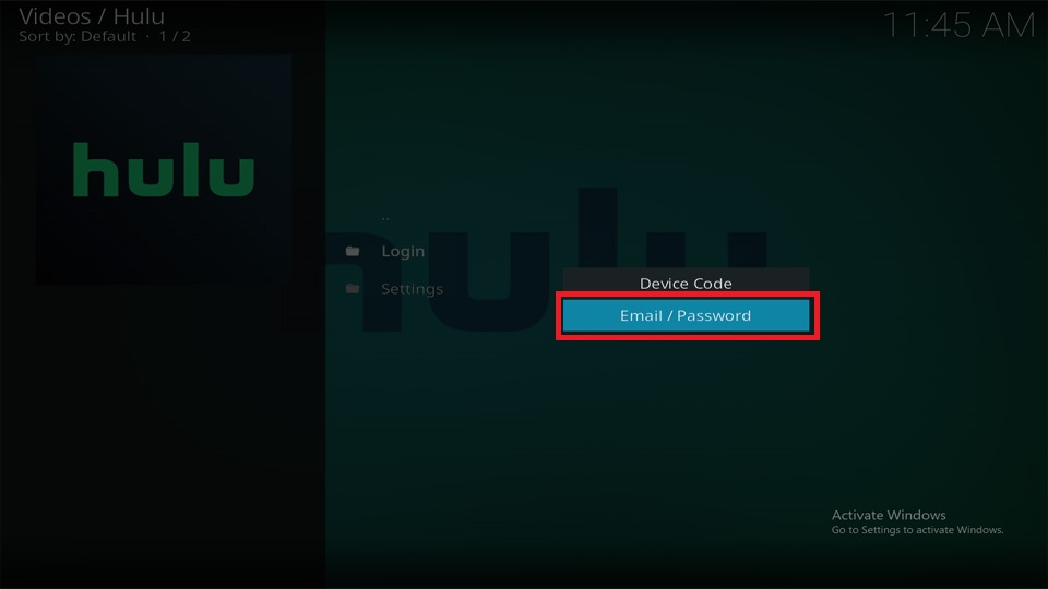 hulu kodi addon guide