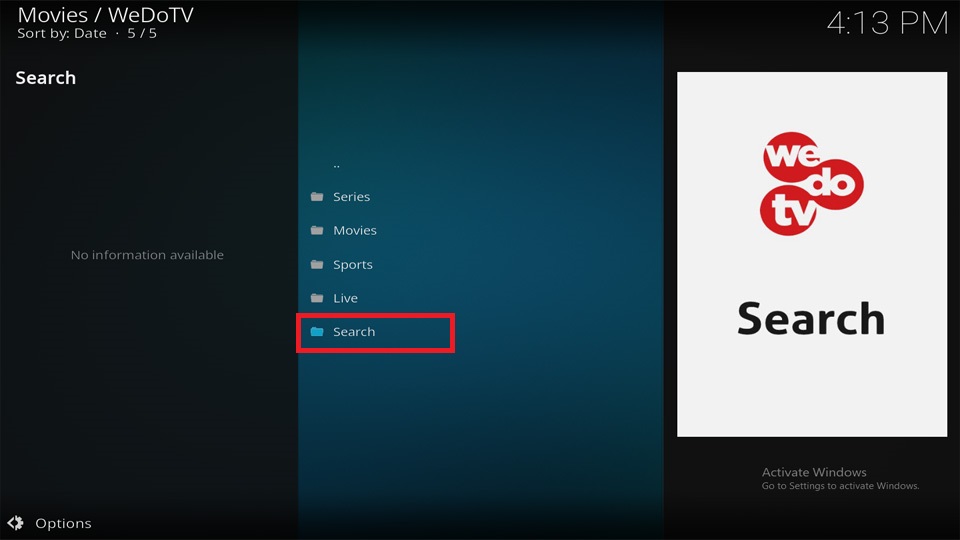 how to install wedotv kodi addon