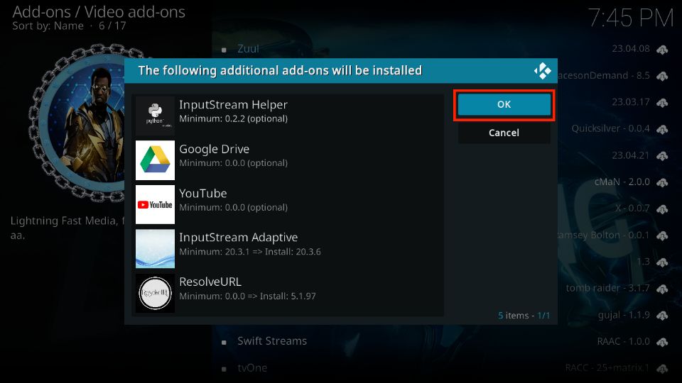 additional addons