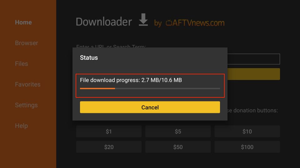 downloading bee tv apk files