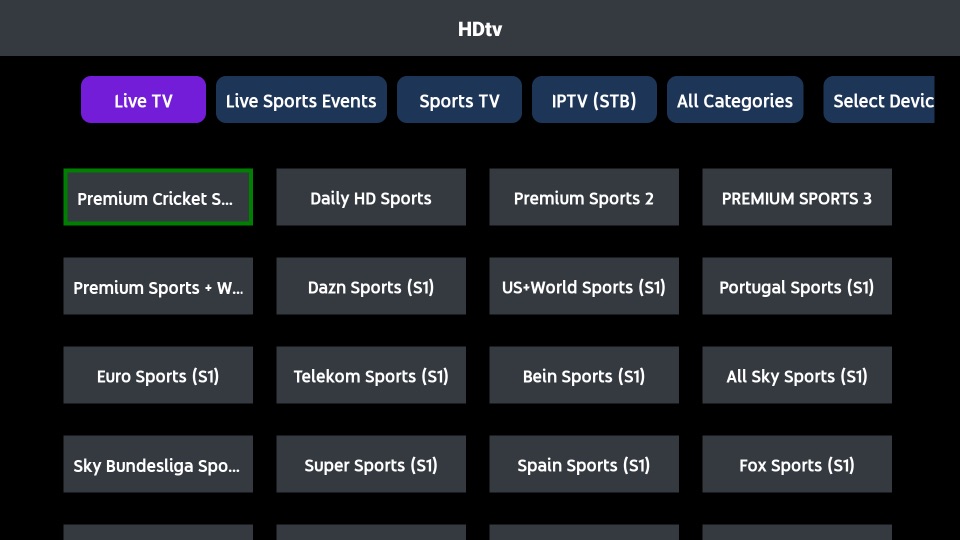 select live tv