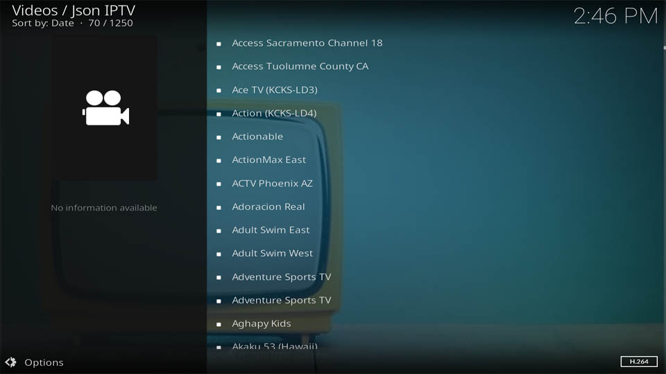 how to install json iptv kodi addon