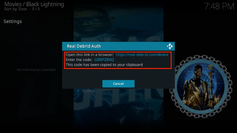 authorization code