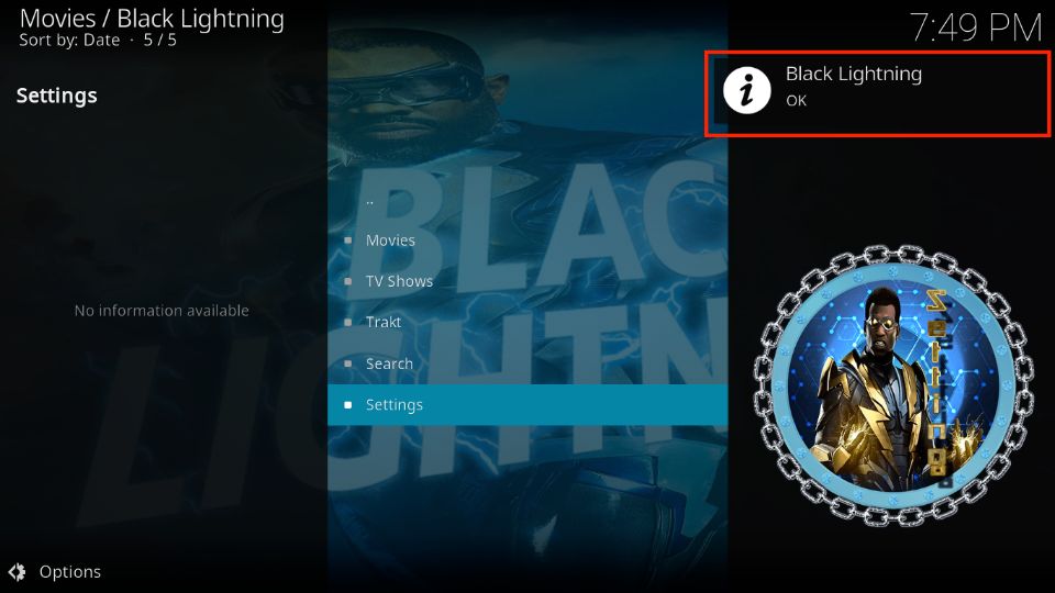 addon black lightning 