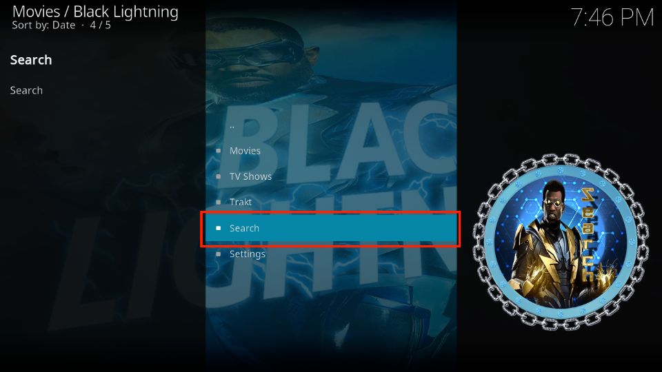 select search