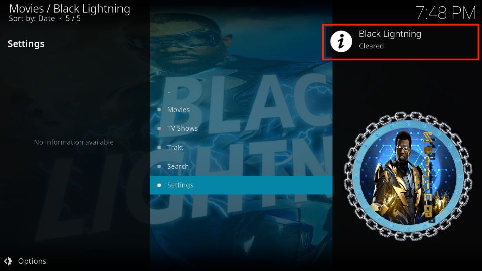 black lightning addon