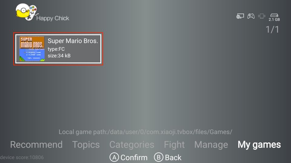 play super mario bros on firetv