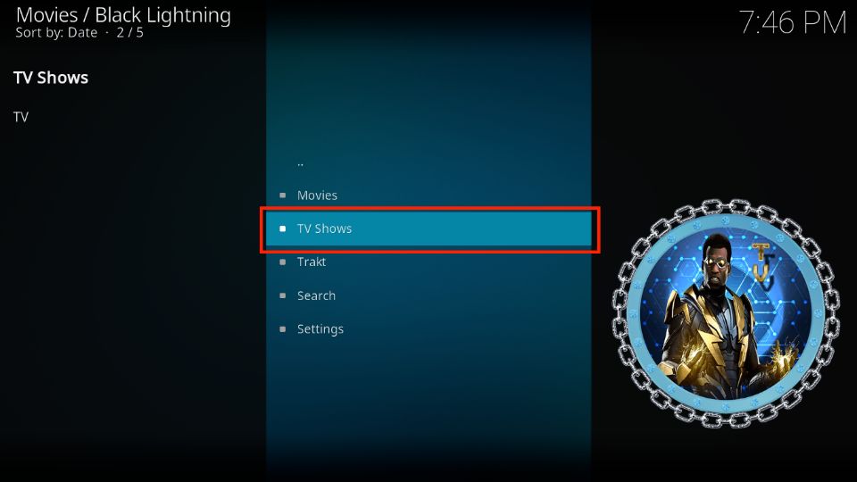 select tv shows
