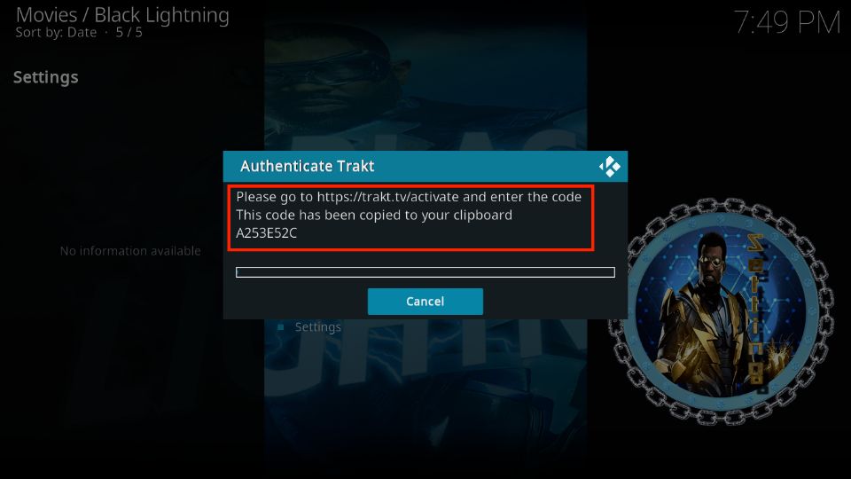 black lightning kodi