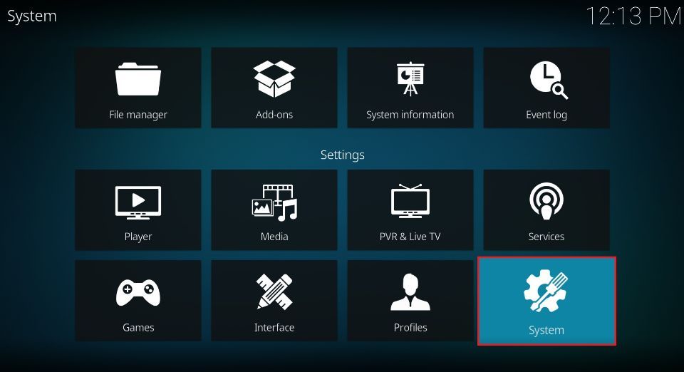 kodi system